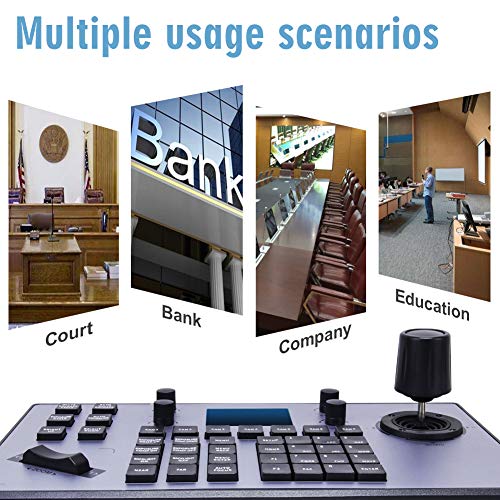 Hsility PTZ Controller IP Camera Controller Joystick with Visca Pelco d/p,RS232 RS422 RJ45 