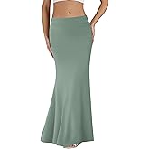 KIFOVEN Women's Casual Striped Print High Waist Maxi Long Pencil Skirt