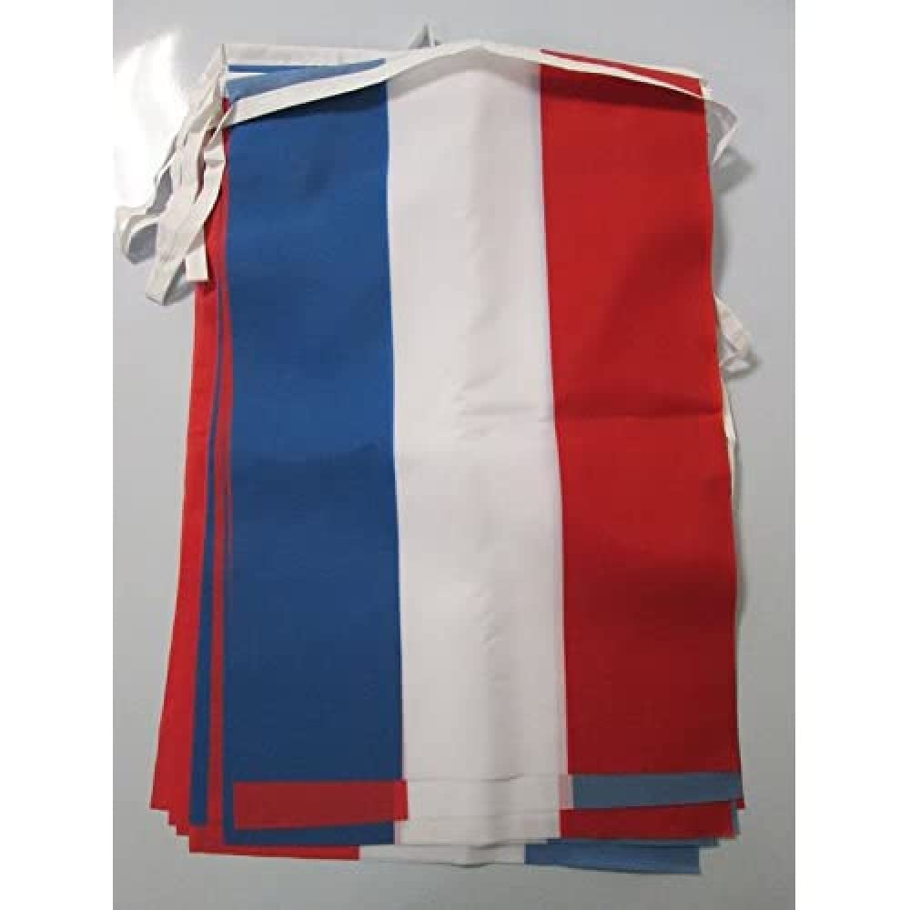 AZ FLAG - Luxembourg Bunting Flag - 40 Ft Garland with 20 Luxembourger Flags 18'' x 12'' - 100% Polyester String Pennant - 12 meters