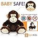 EpicKids Stuffed Monkey - Plush Animal That's Suitable for Babies and Children - 7 Inches