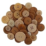 BUTTONS GALORE BIG BAG OF COLORFUL CRAFT & SEWING BUTTONS 5.5 OZ (APPROX 225 PCS) CARAMEL