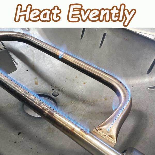 QuliMetal 60040 Grill Burner for Weber Q100, Q120, Q1000, Q1200, Baby Q