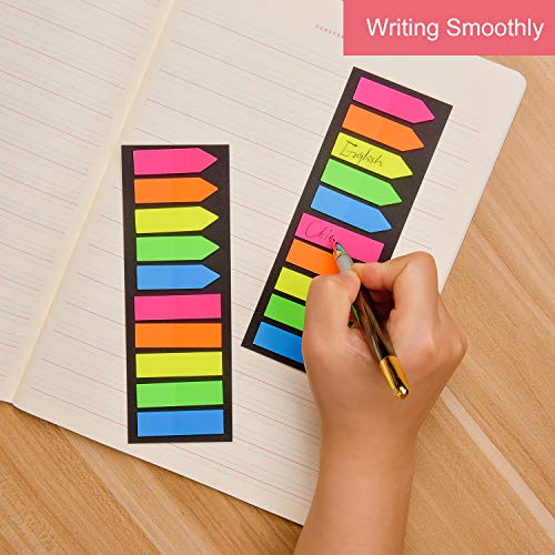 2000 Pieces Page Markers Tabs,Colored Sticky Tabs for Books, Notebooks