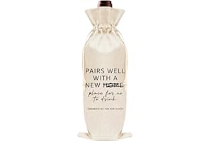 House Warming Gifts New Home Best Friend Couple Housewarming Wine Bag Gifts for Her Him Friends New Home Apartment Gift for C