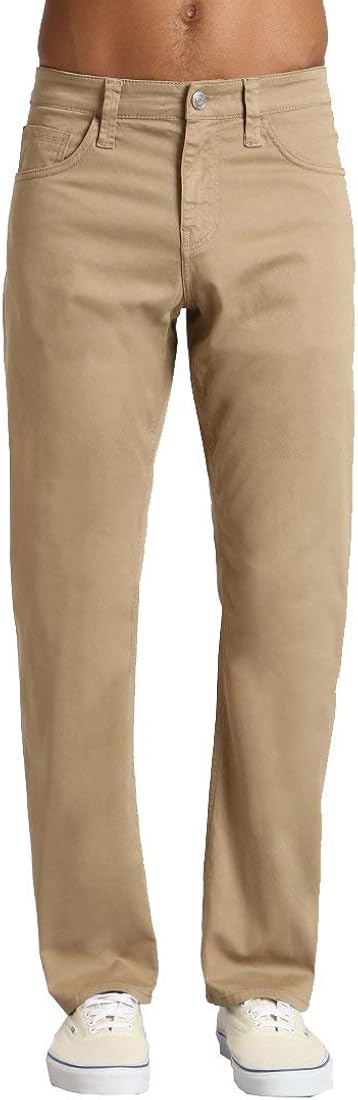Mavi Men's Matt Classic Mid-Rise Relaxed Straight-Leg Pants: Clothing