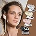Sunvito Ultra Small Bluetooth 4.0 Headset Headphone Earphone Mini Invisible In-ear wireless Headphones Support Hands-free Calling For Smartphones with Bluetooth (White)