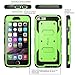 i-Blason Case for iPhone 6s / 6 Case, [Built in Screen Protector][Armorbox] Full Body Heavy Duty Protection Kickstand Shock Reduction Case, Green, 4.7