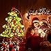 Felt Christmas Tree,Outgeek DIY Xmas Advent Calendar Tree 32PCS Wall Hanging Handmade Decoration Double Stitched Detachable Ornaments for kids New Year Door Wall Hanging Xmas Decoration (50 lights)