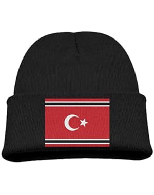 Flags Of Indonesia Kid's Hats Winter Funny Soft Knit Beanie Cap Children Unisex