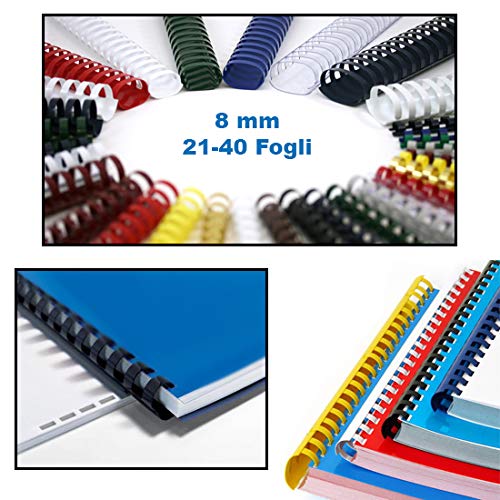Alevar 3140/8WH Spiral Binding Back