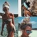 RIOSO Turban Headbands for Women Twisted Boho Headwrap Yoga Workout Sport Thick Head Bands(4 pack)