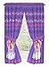 Disney Junior Sofia The First Graceful Drapery/Curtain 4pc Set (Two panels, two tie backs)