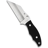 Spyderco Ronin 2 Fixed Blade Knife, PlainEdge | 7.84" Overall Length, 4.08" CTS BD1N Steel Blade, G-10 Handle, Hollow Grind