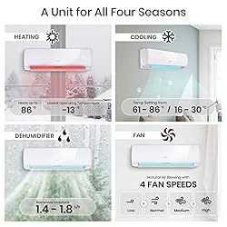 TOSOT 12,000 BTU Mini-Split Air Conditioner, Wifi
