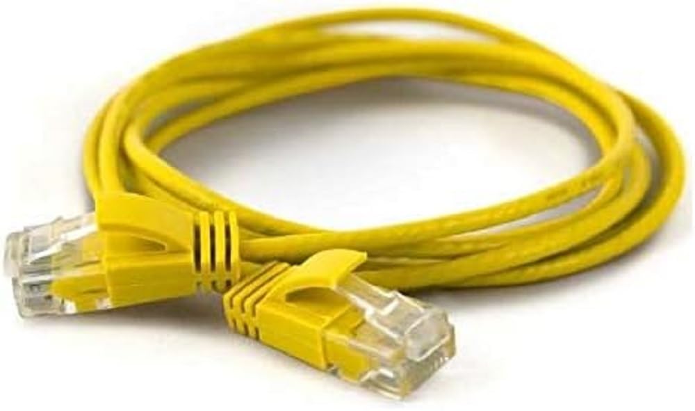 wantecWire 7294 Extra Thin Patch Cable Yellow