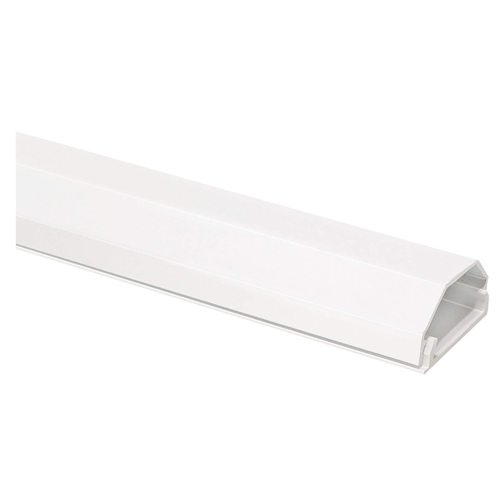 My Wall HZ4-1,1WL Cable Tidy Aluminium for Wall-Mounting Set of 2 White