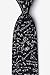 Men's 100% Microfiber Math Equations Novelty Tie Necktie - BLACK (Regular Length)