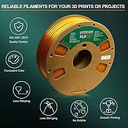 OVERTURE PLA Filament 1.75mm PLA 3D Printer