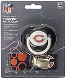 Baby Fanatic Pacifier with Clip, Chicago Bears