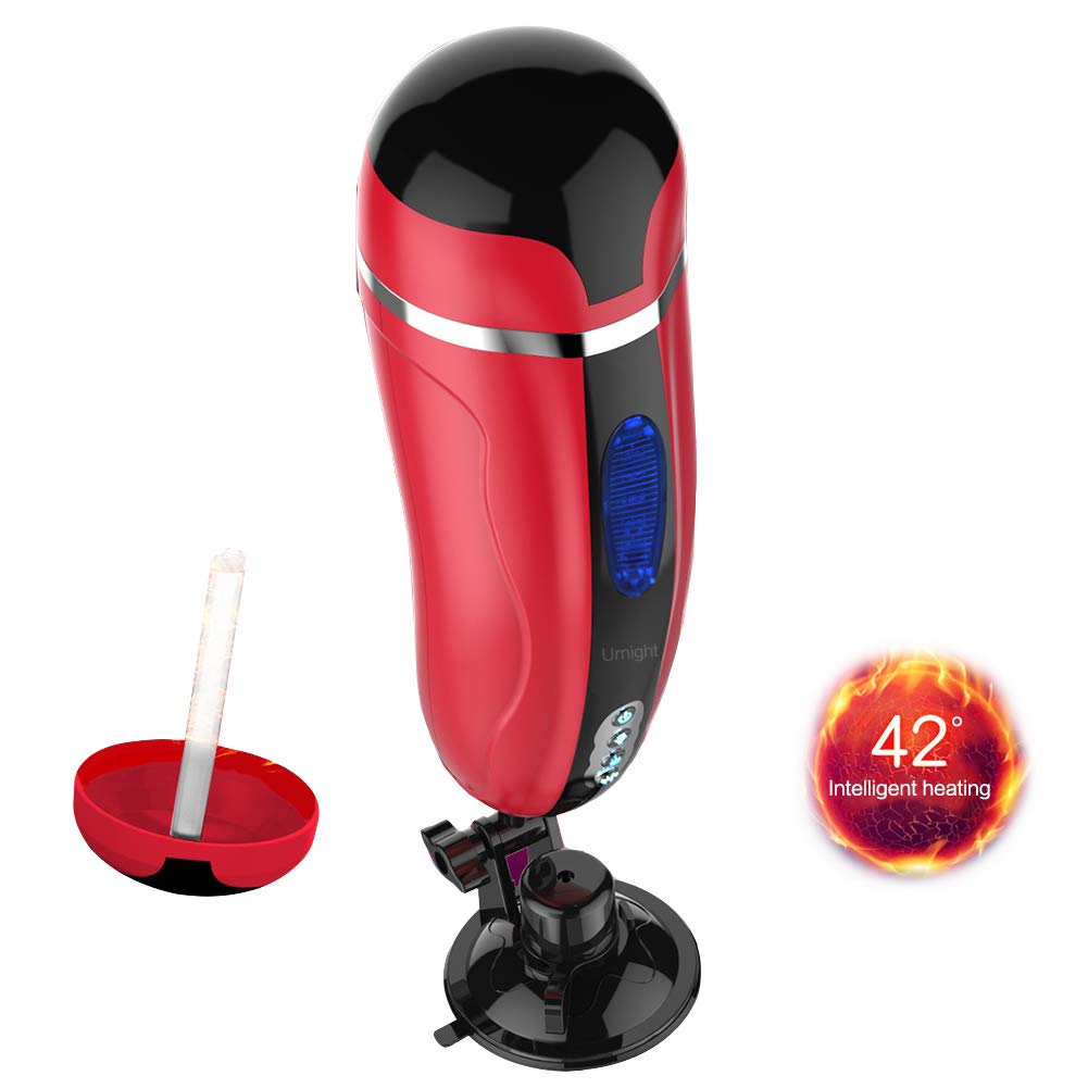 Urnight - Massaggiatore per uomini, con funzione di riscaldamento automatico, 10 modalità di vibrazione