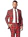 OppoSuits Men's The Lumberjack Party Costume Suit, Multi, 42