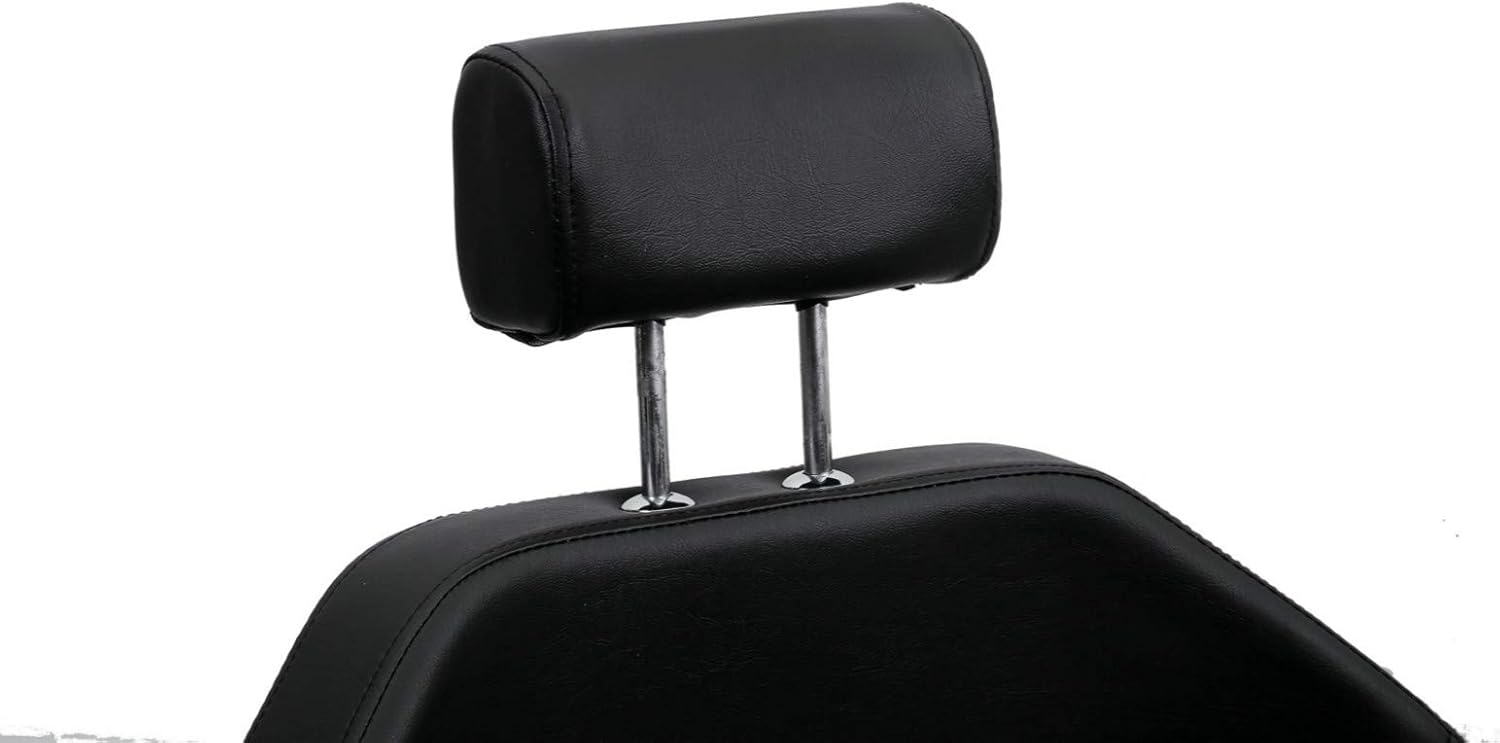 Salon Style 360 Degrees Rolling Swivel Hydraulic Reclining Beauty Spa Styling Chair with Movable Headrest New All Purpose Professional Salon Chair Black: Kitchen & Dining