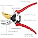 Top Hand Pruners 8.5” Heavy Duty Garden Pruner with Titanium Blade, Dropped Forged Steel Adjustable Latch For Smaller Hands, Durable & Long Lasting Garden Shears, Professional Quality Bypass Pruners