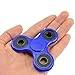 Mimico Tri-Spinner Fidget Hand Spinner Toy Stress Reducer EDC Focus Toy Relieves ADHD Anxiety and Boredom Guarantee 2 min + Spin Time for Kids & Adults (Blue)