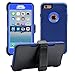 AlphaCell Cover Compatible with iPhone 6 Plus / 6S Plus | Full Body Protection with Carrying Belt Clip | Shockproof Protective (Navy Blue)