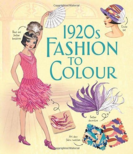 1920s Fashion to Colour (Patterns to Colour) Paperback – 1 Feb. 2016