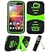 Phone Case for Alcatel Onetouch Pop Icon Rugged Heavy Duty Armo Cover Green Stand A564c 7040