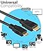 Fosmon (2 Packs - 6 Feet) Gold Plated High Speed Mini HDMI to HDMI Cable - Supports Ethernet | 4K | 1080p | 3D | Audio Return