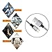 iPhone 7 Adapter, AXELECT Dual Lightning headphones Adapter for iPhone X 8/8 7/7 Plus, 2 in 1 Aux Audio + Charge Adapter Splitter