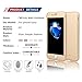 iPhone 7 Plus Case, Coocolor [Perfect Fit] 360 Degree All-around Ultra Thin Full Body Coverage Protection Dual Layer Hard Slim Case + Tempered Glass Screen Protector For iPhone 7 Plus-Gold