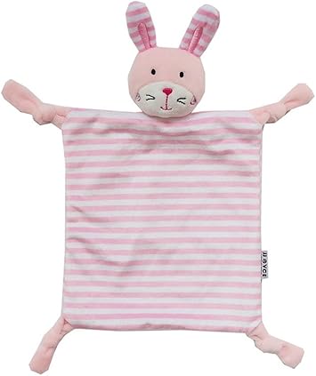 pink bunny security blanket