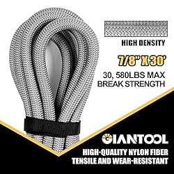 GIANTOOL Kinetic Recovery Rope, 7/8" x30ft
