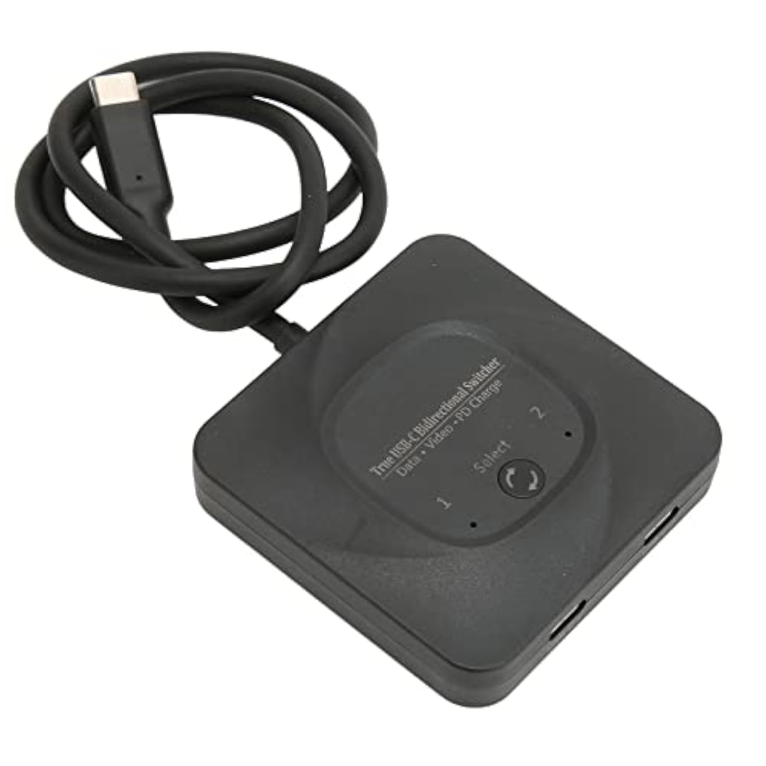 Annadue USB C Selector, 2 In 1 Out 8K 60Hz HD USB3.1 Cen2 Type C Bi Directional Switcher Splitter for Computers, Support PD100W Fast Charging