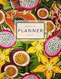 Weekly Planner 2019: Tropical Fruits | 8.5 x 11 in