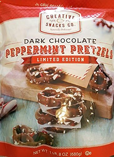 Chocolate Peppermint Pretzels, Limited Edition, No Artificial Flavors or Colors 24 oz (Pack of 3) 72 oz