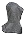 Jacobson Hat Company Knights Chainmail Headpiece,Silver, Black,One Size