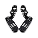 Left & Right 1 1/4" 32mm Engine Guard Highway Foot Pegs Footpeg Footrest (Short Mount Streamline Peg, Black)