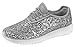 Forever Link Women's REMY-18 Glitter Fashion Sneakers Silver 8