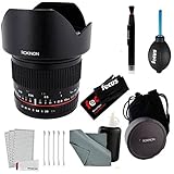Rokinon 10mm F/2.8 ED AS NCS CS Lens For Canon EF Mount & Accessory
Bundle