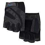 RoyLin Sports Gym Leather Gloves – Durable Training Gloves with Adjustable Wrist Support for Gym Workouts, Powerlifting, Fitness - Best Protection for Your Hands&Safe Grip Guaranteed – for Men & Women