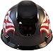 MSA V-Gard Cap Style Patriotic Hard Hat American Pride Eagle cap style hard hats - One Touch Suspension
