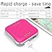 SINOELE Ultra Slim Universal 10000mAh Dual USB Power Bank - Rosy
