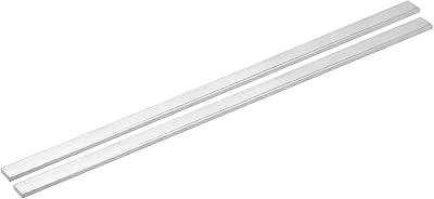 Sourcing Map 6061 Aluminum Square Bar 12 in 1/8 x 0.4 in 2 Pcs Flat Bar