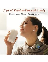 MissDa - Aretes de tuerca de ópalo, chapados en oro blanco rosa amarillo de 14 quilates, tamaño 3 4 5mm 6 7 8mm 6mm, 3 pares, cobre, 6MM, DYE0233BJ-6MM