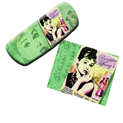 Spoontiques Eyeglass Case, Audrey Hepburn, with Lens Cloth
