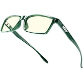 GUNNAR Gaming Glasses - Vertex Moss Clear Lens - Blue Light Blocking Relieve Dry Eye